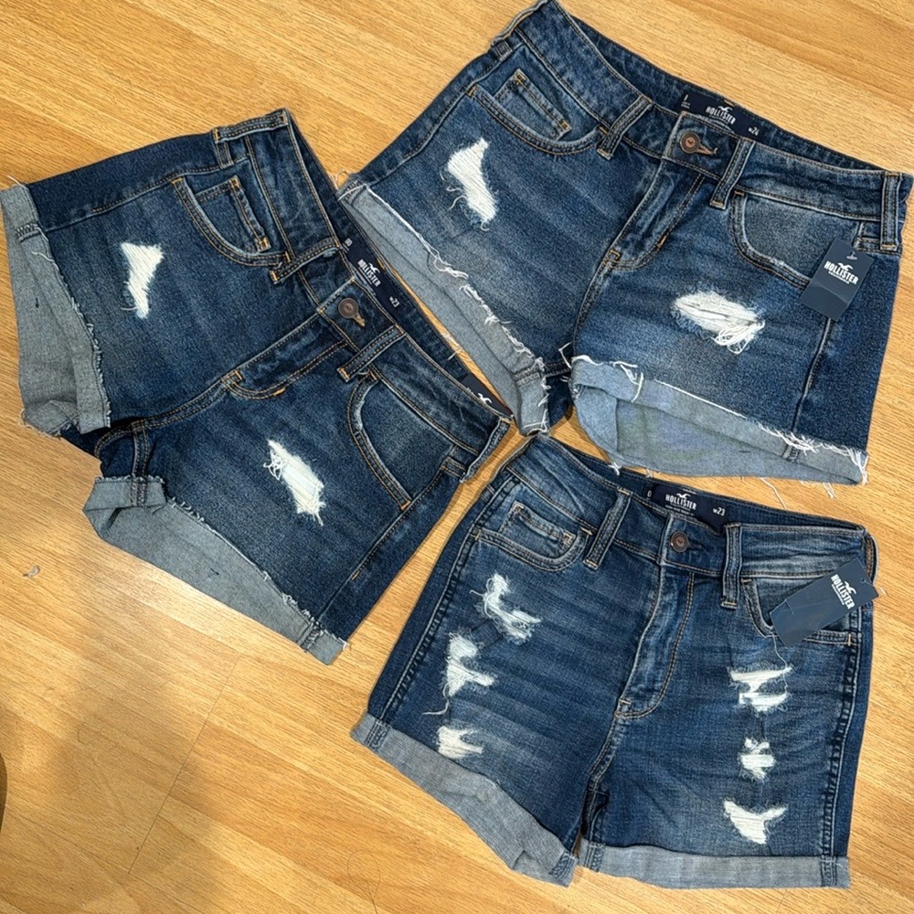 Brand new with the tags Hollister Jeans Shorts for Junior size 23-25. $15/One